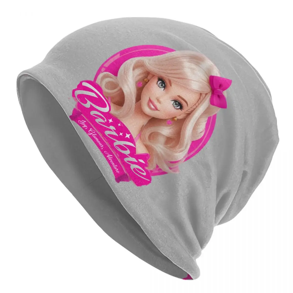 Custom Cartoon Barbie Girl Bonnet Hat Knit Hats Men Women Cool Unisex Winter Warm Beanies Cap