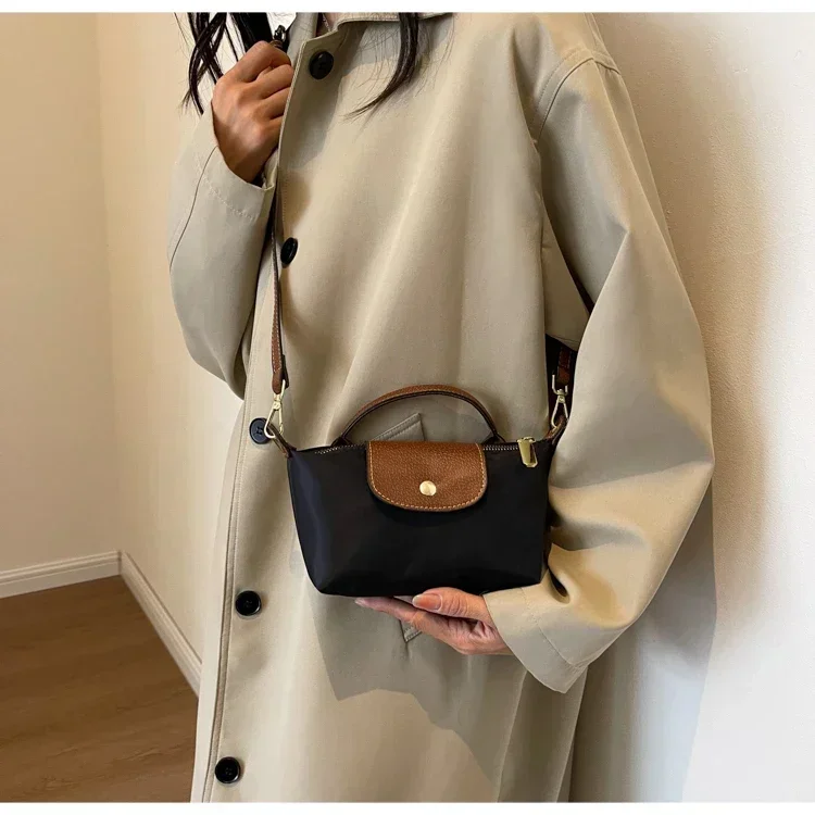 Sac à Main de Luxe à Bandoulière Simple de Styliste pour Femme, Mini Axillaire GT, Hobos Tendance