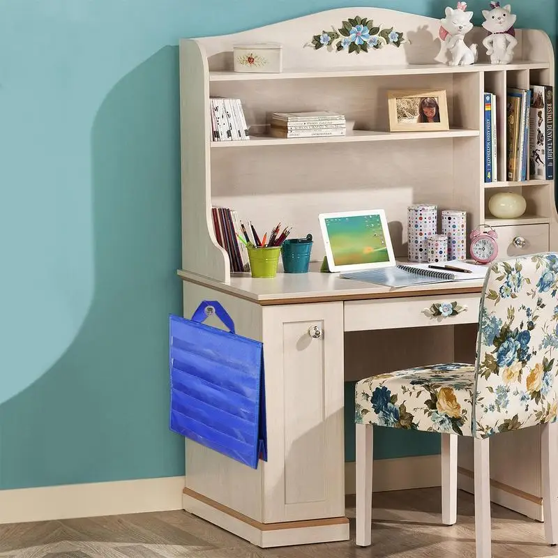 Tabletop Pocket Chart Double Sided Attendance Chart For Teachers Small Pocket Chart With 10 Slot Pockets For Small Group Usage