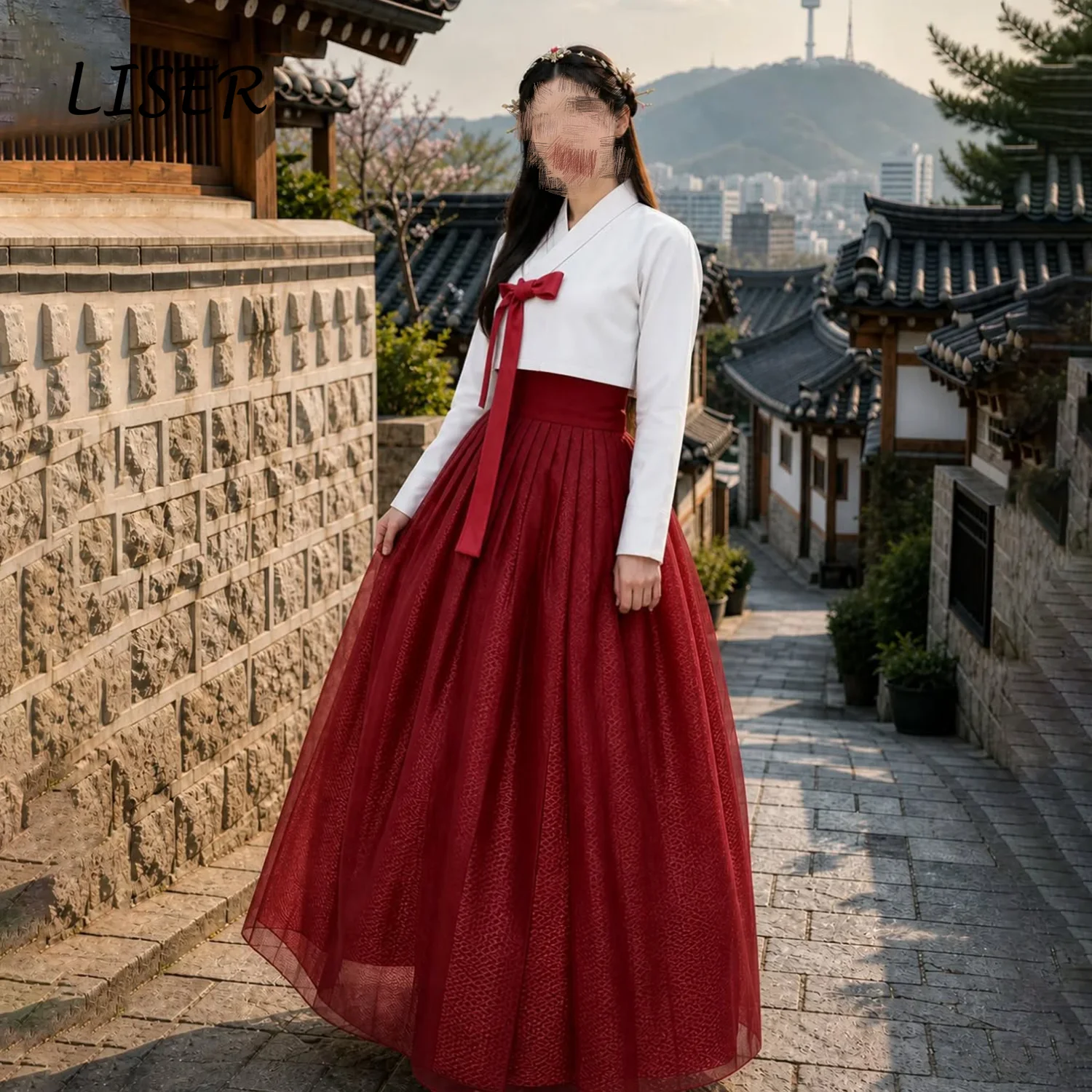 Hanbok Modern Set - Liser Customized Elegant Korean Hanbok Two