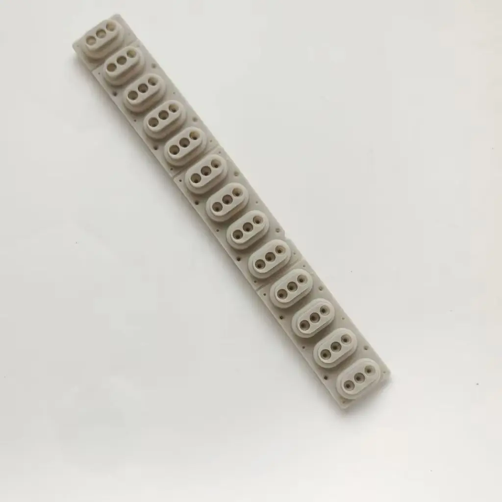 12/13 Note Triple Pad Rubber Silicone Key Contact Strip for Fatar TP40 Keyboard