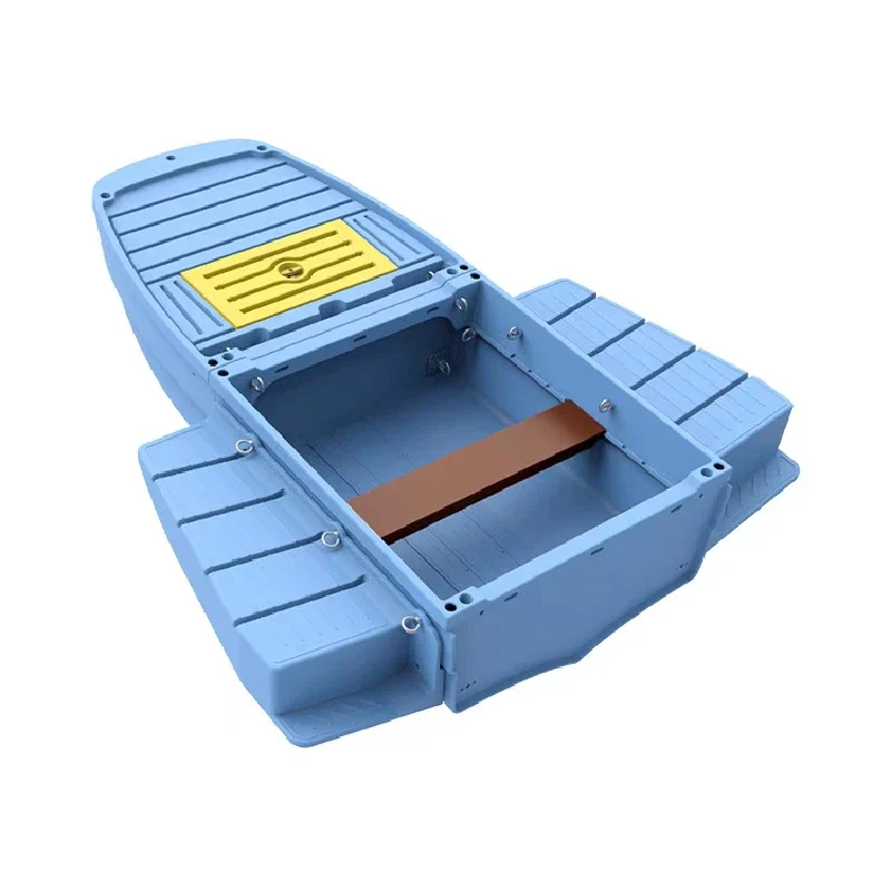 Car-mounted Foldable Plastic Boat PE Plastic Folding Boat 2.1m Fishing Boat