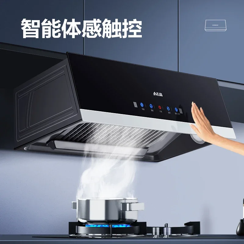 220V Chigo Range Hood Kitchen Auto Clean Strong Suction Range Hood for Home AB