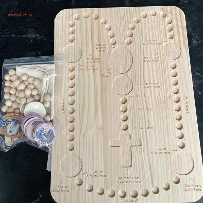 DIY Beading Board for Bracelet Making Prayer Bead Counting Board