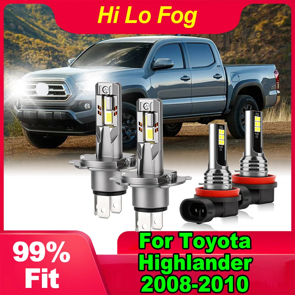 ampoules-de-phares-led-h4-pour-toyota-highlander-2008-2009-2010-faisceau-haut-bas-9003-super-lumineuses-6000k-blanc-h11-feux-antibrouillard-automatiques