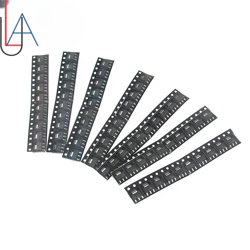 SAMIROB SOT-223 Voltage Regulator Kit 70pcs AMS1117 3.3V 5.0V 2.5V 1.8V 1.5V ADJ 1.2V-5V Power Supply Module Assortment Set
