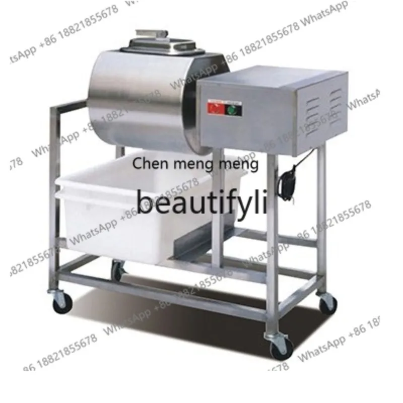 

X Stainless steel vacuum, commercial automatic rolling kneader, kitchen rolling pickle machine, catering equipmentX