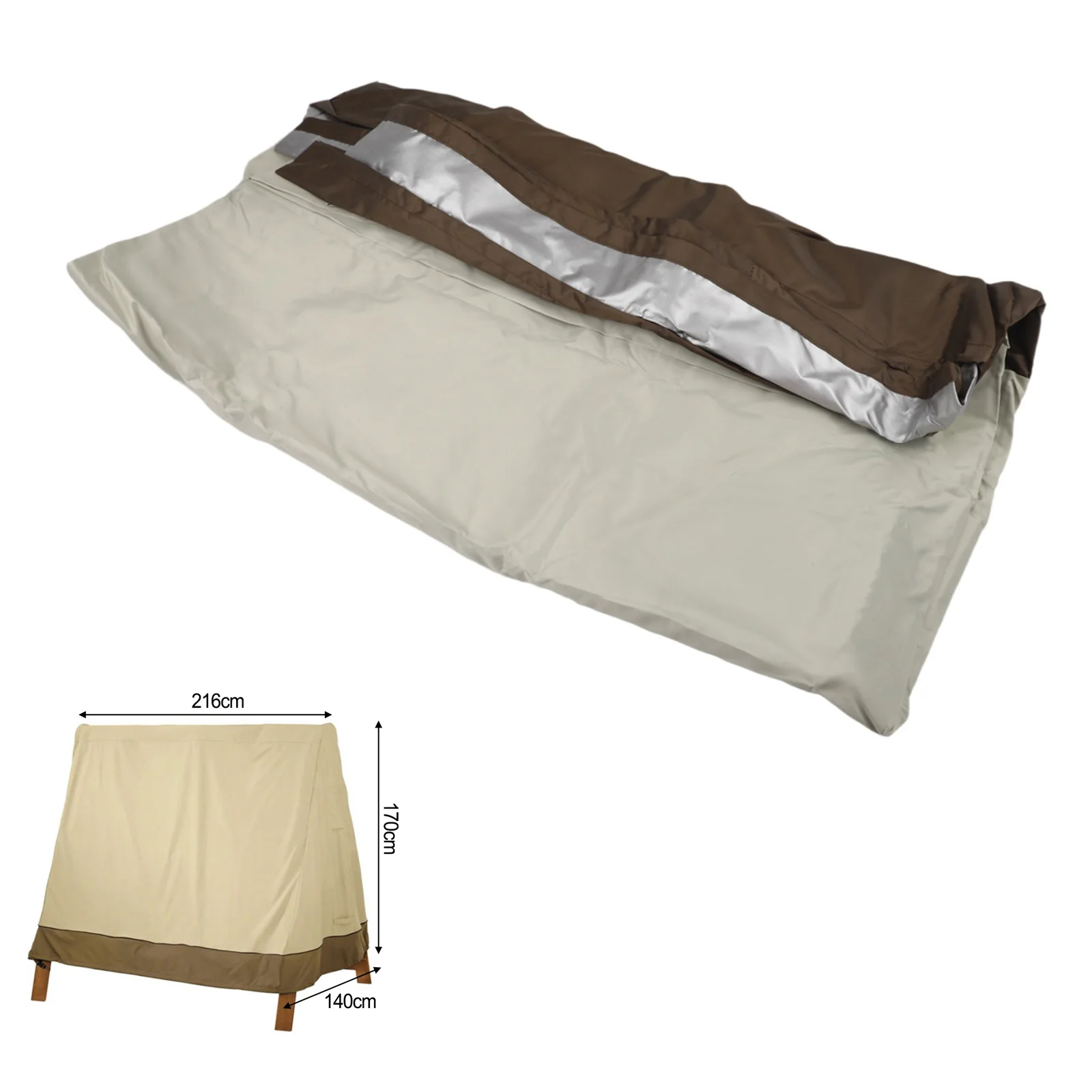 Waterproof For Outdoor Swing Cover for For Outdoor Furniture Designed for Easy Application and Year Round Protection