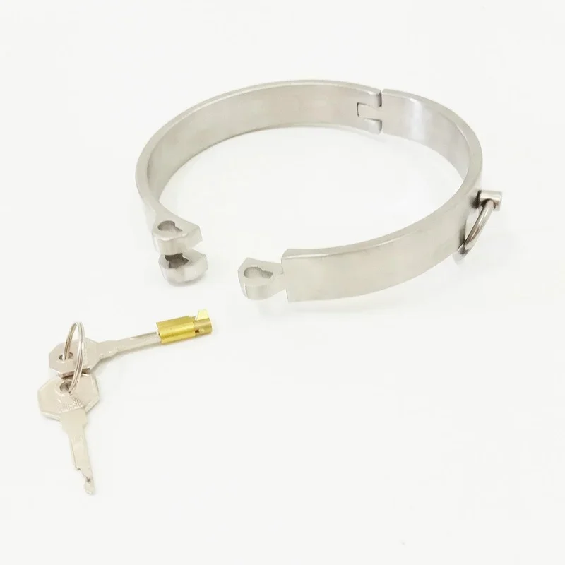 BDSM Bondage Stainless Steel Handcuff Wrist Metal Cuffs Binding Bolt Lock Gay Slave Restraints Sex Toys for Female Male