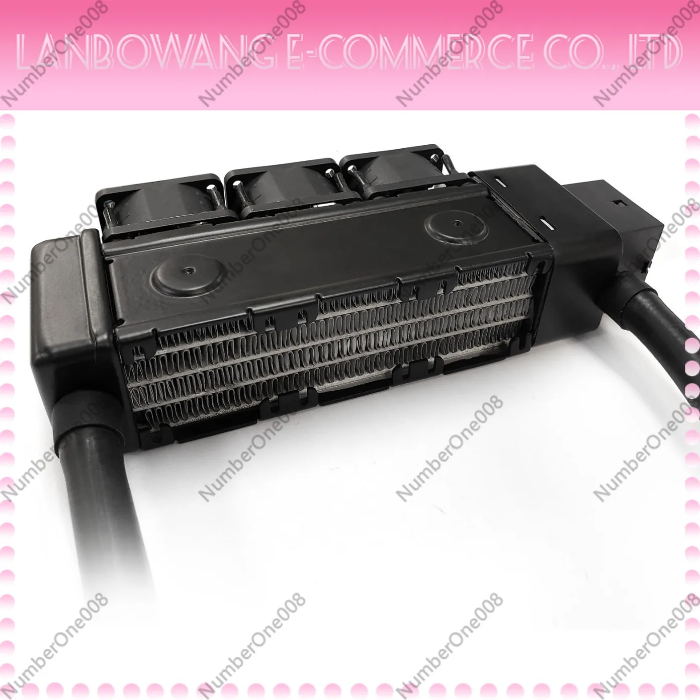 1U Server CPU Liquid Cooler, AMD SP3 sTRX4 TR4 Water Cooling Radiator with Fan for Industrial PC