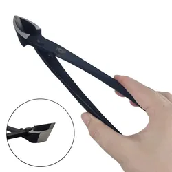 가지 치기 가위 측면 가지 원예 가위 펜치 비스듬한 원예 가위 커터 단조 강철 가위 분재 모델링 도구