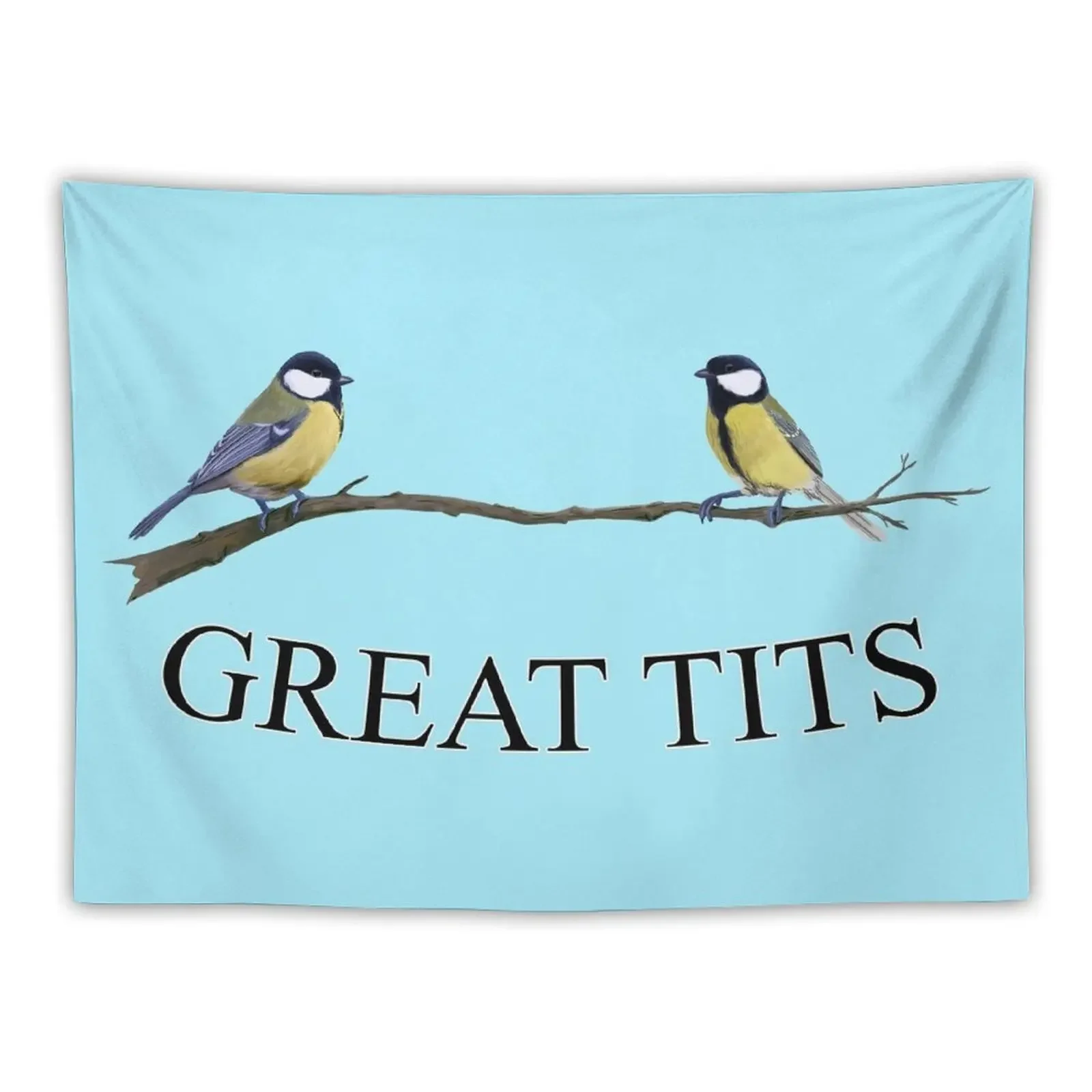 Bird Watching Tapestry Room Decor Cute Home Decoration Tapestry