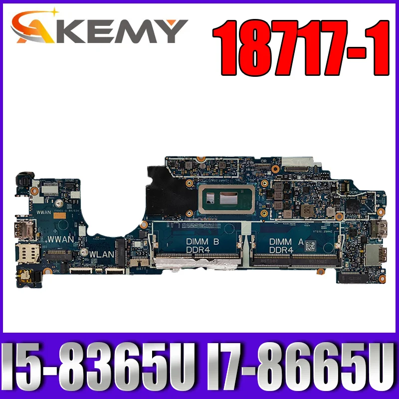 

For Dell Latitude 5300 Laptop Motherboard 18717-1 0H7KTP 05PW9V With CPU I5-8365U I7-8665U Notebook Mainboard Tested