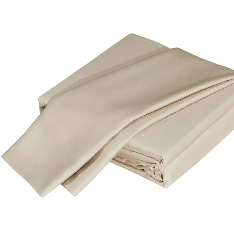 

Luxuriously Soft 100% Viscose Bamboo 5-Piece Sheet Set, Oeko-TEX Certified, Split King, Linen Color