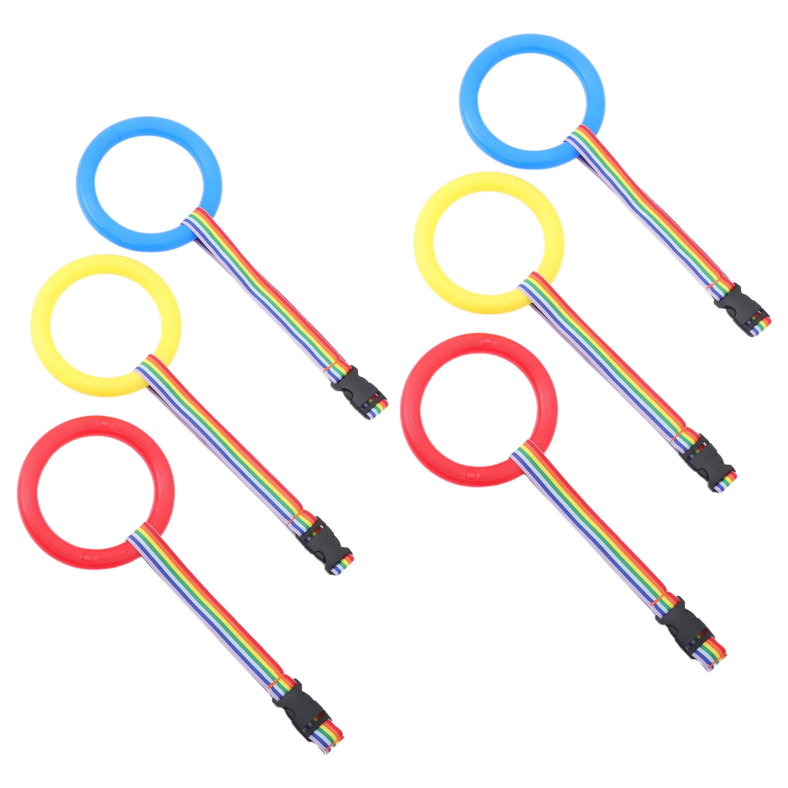 12pcs Anti-Lost Rope For Kids Detachable Walking Rope With Plastic Round Handles Child Safety Wrist Strap Classroom Daycare