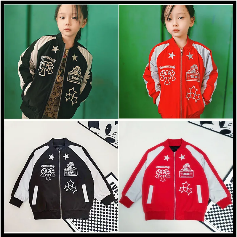 Kids Jacket 2024 New Winter Boys Girls Cute Cartton Print Coat Baby Child Cotton Warm Outwear Tops Clothing