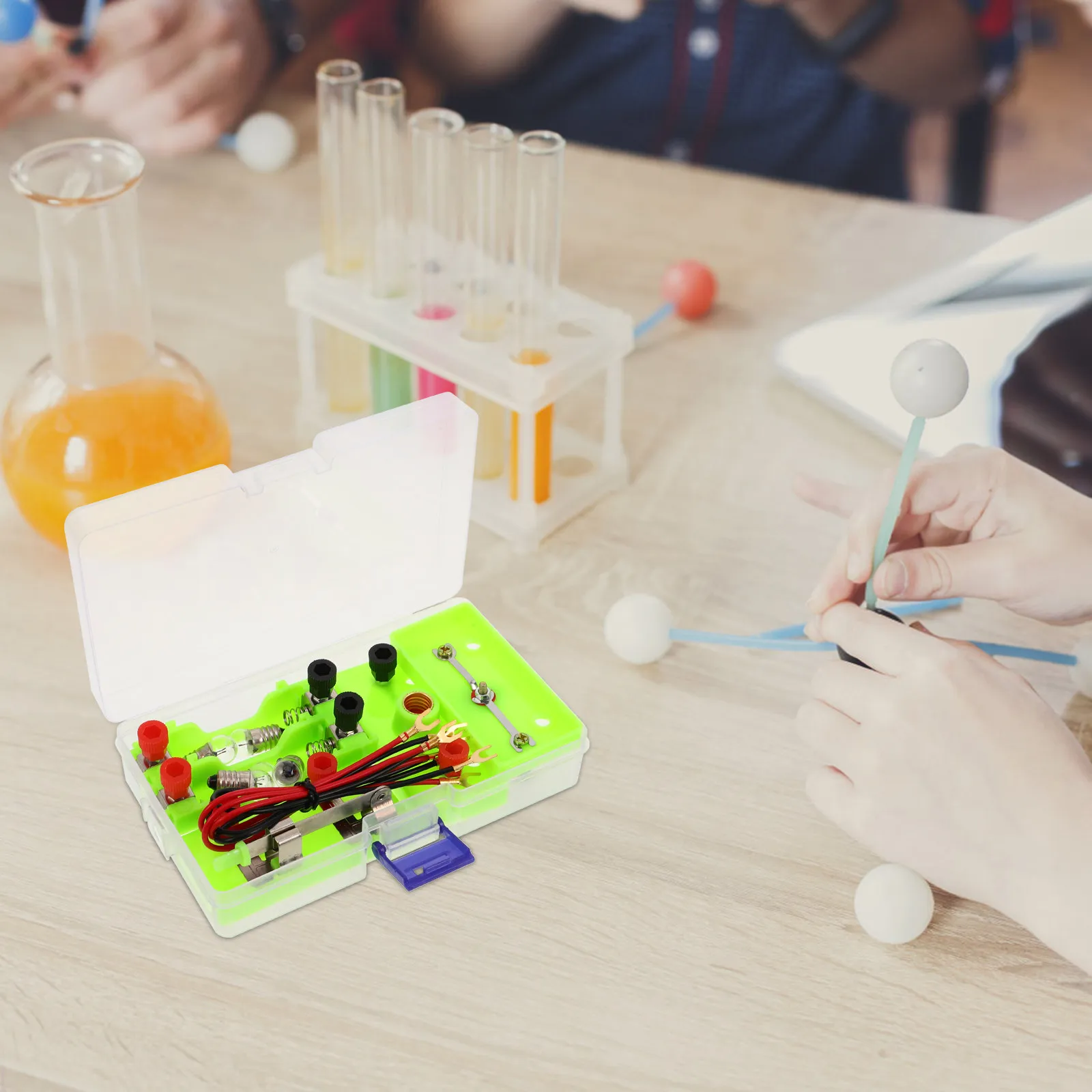 

1 Set Physics Educational Electricity Circuit Kit for Kids Science Parallel Circuits Learning Experiment