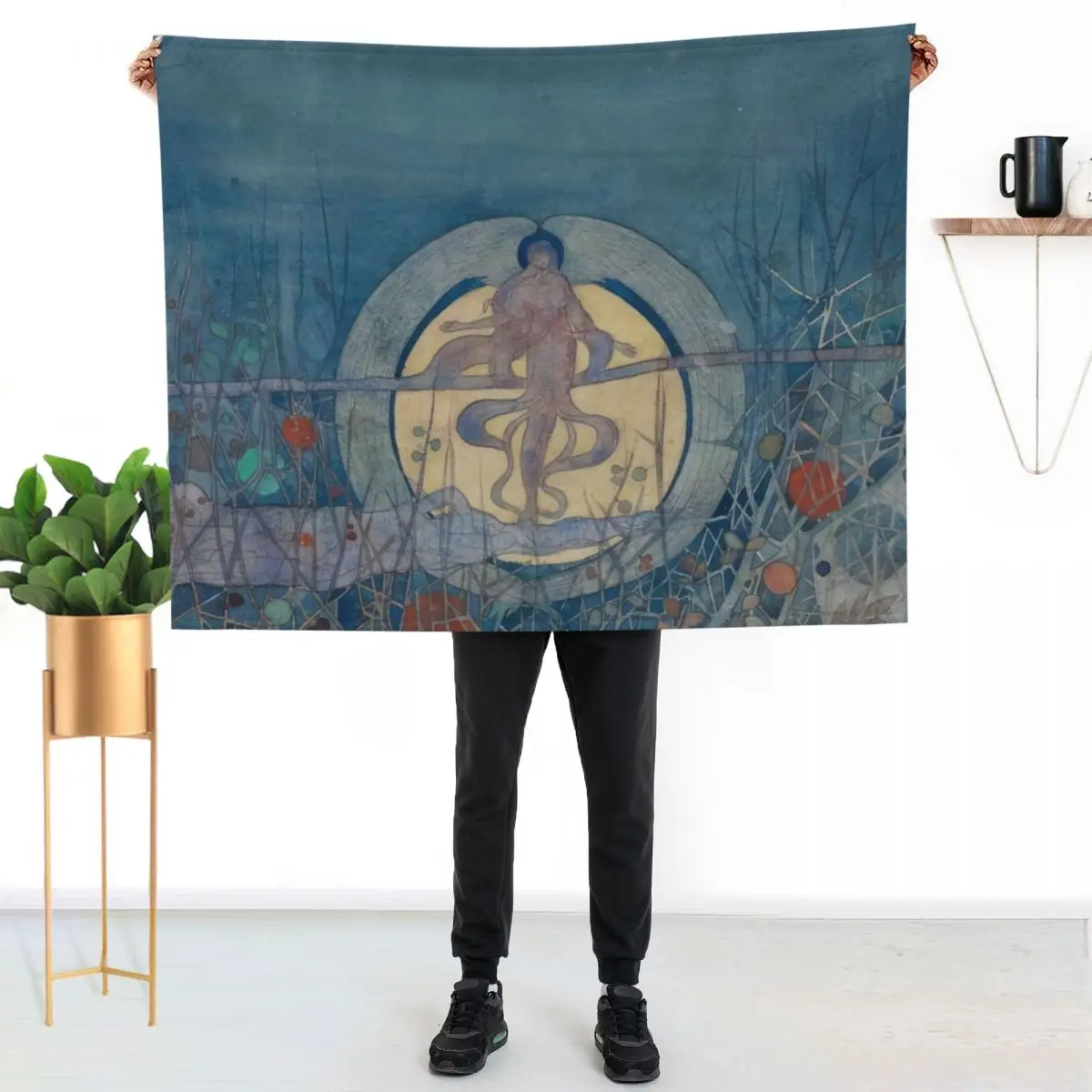 charles rennie mackintosh art nouveau, paintings, artwork, prints Throw Blanket Bed linens Blankets For Sofas Luxury St Blankets