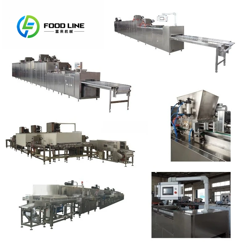 Customized size Chocolate making molding line Chocolate production machine One hair chocolate making machine