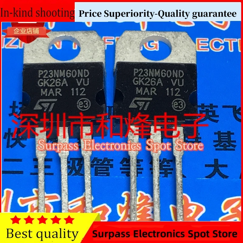 

5PCS-10PCS P23NM60ND STP23NM60ND TO-220 650V 20A New And Quick Delivery