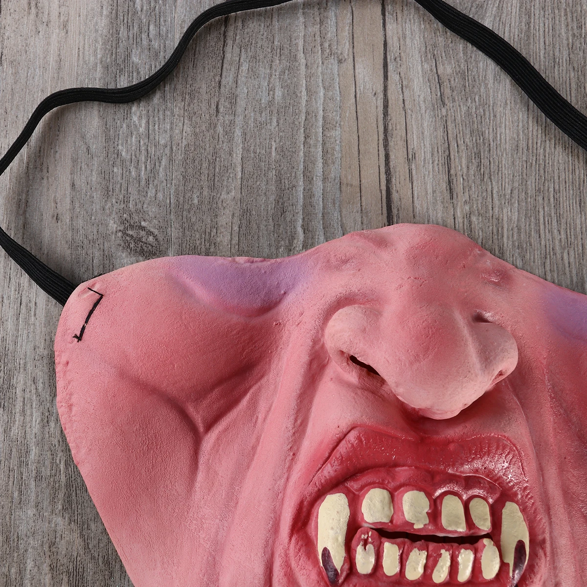 

Half Face Mask Latex Scary Funny Halloween Costume Cosplay Accessory Premium Quality Half Mask For Party Dress
