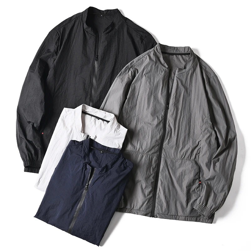 

Ultra-light Ultra-thin Hooded Sun Protection Clothing Men's Skin irt Workwear Breathable Youth Faion Summer Jaet