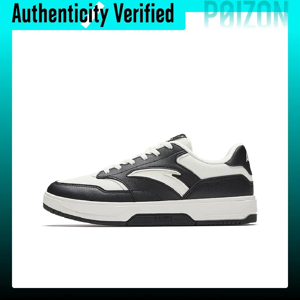 Anta Hundred Rivers Low top Skateboard Shoes Women's White Black 122548013-1