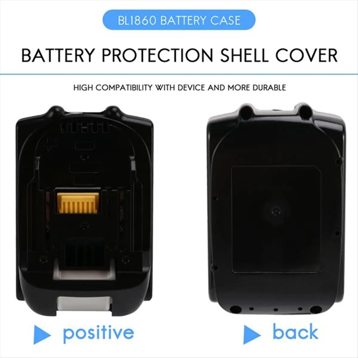 A23PBG Plastic Case Nesting Single Cell Protection Detection Protection Board for Makita 18V Battery BL1840 BL1850 BL1830