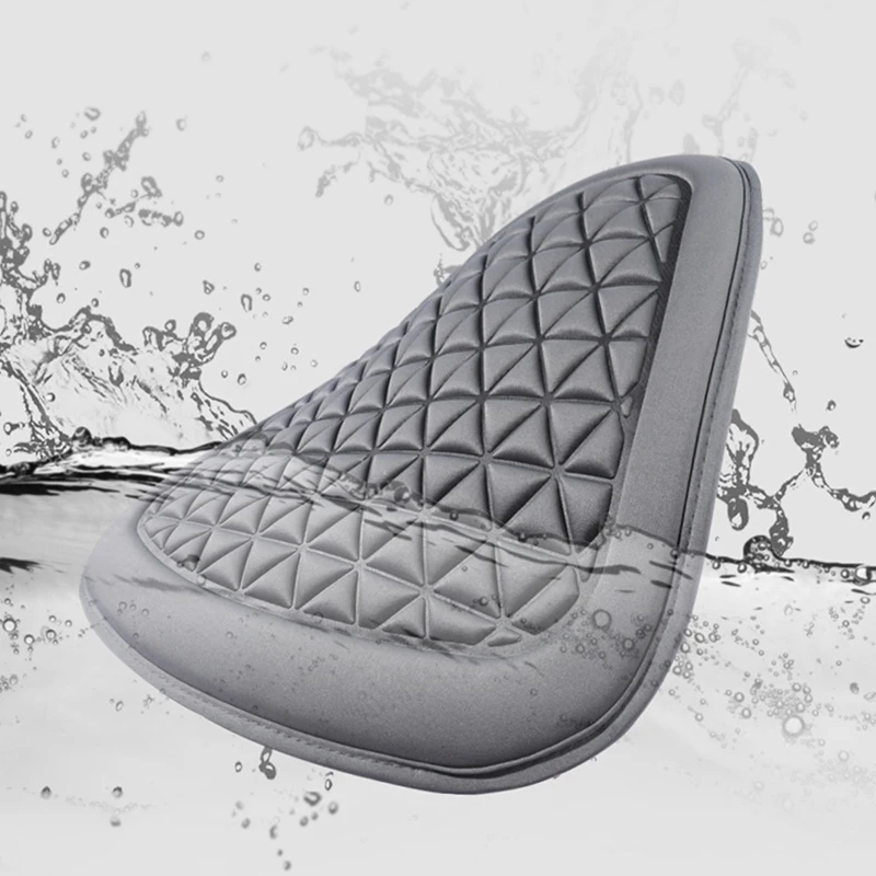 Breathable fabric car seat cover 3D triangle concave and convex embossed hip massage cover four-season universal seat cushion image 4