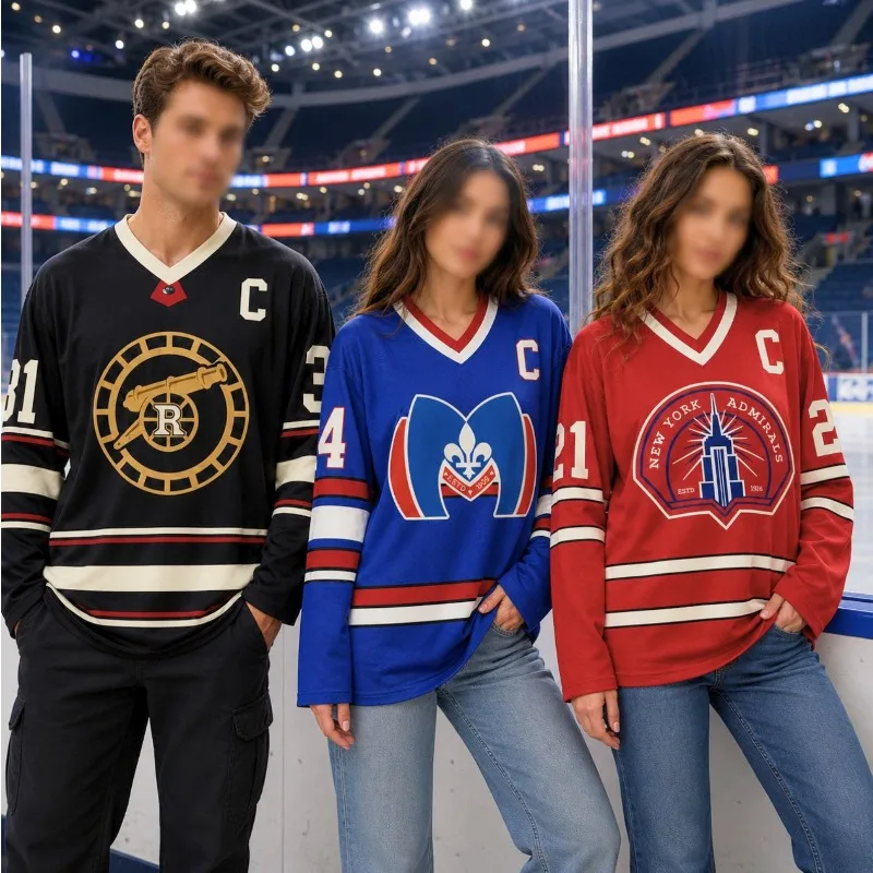 Heated Rivalry Jersey Hollanov Hookey Jersey Ilya Rozanov Shane Hollander Long Sleeve Sports Tee Casual Streetwear Unisex Shirts