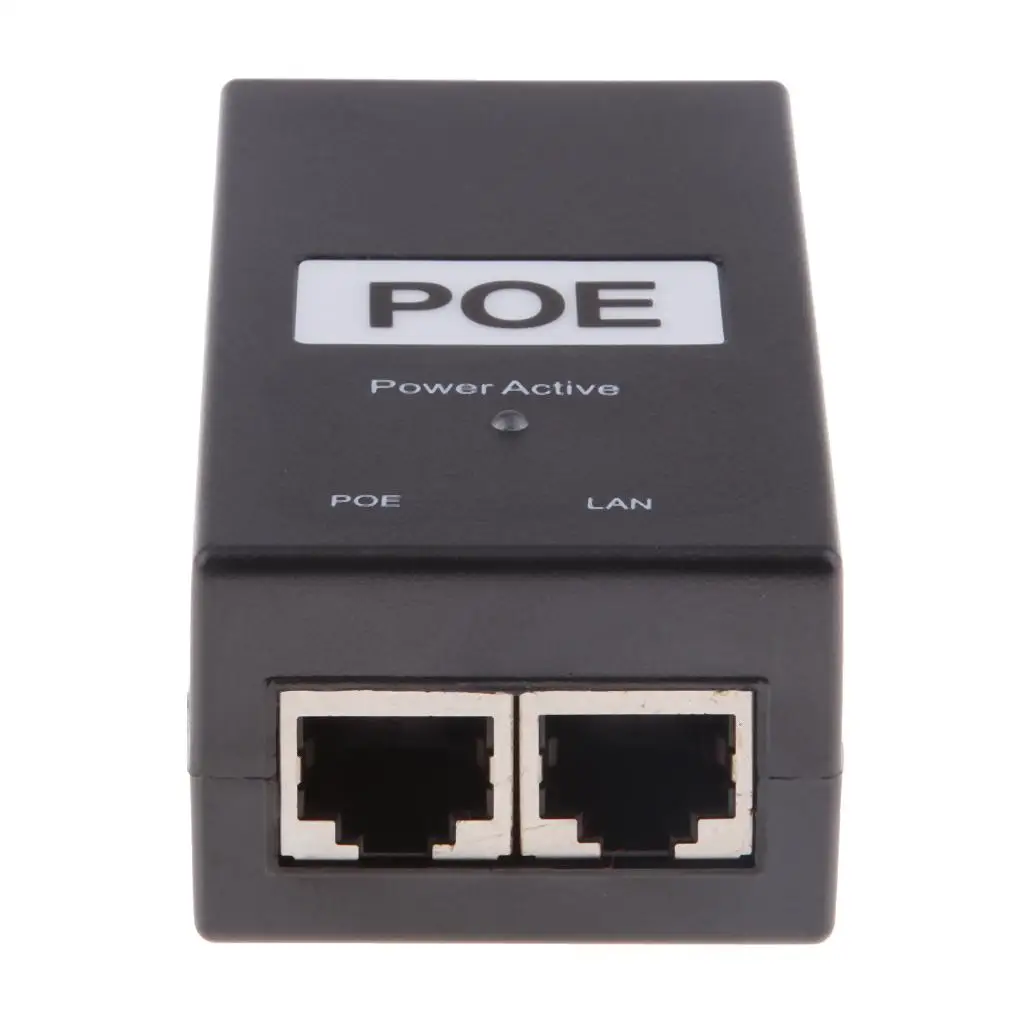 2-ports POE Fast Ethernet Switch Power Supply Via Ethernet Switcher (24V