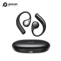 Picun T61 IPX8 Bone Conduction Earphones Open Ear Headphone with Earhooks Bluetooth 6.0 80H Playtime HIFI Sport Swimming Headset