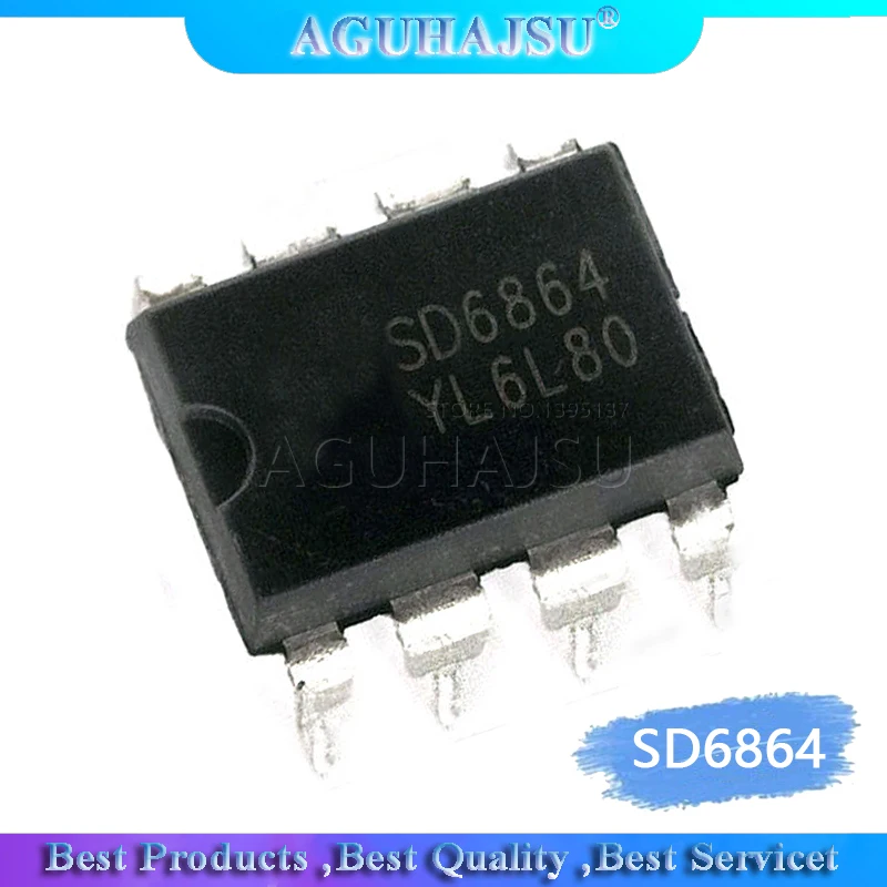 

10 шт. SD6864 Черный пластиковый защитный чехол Управление питанием