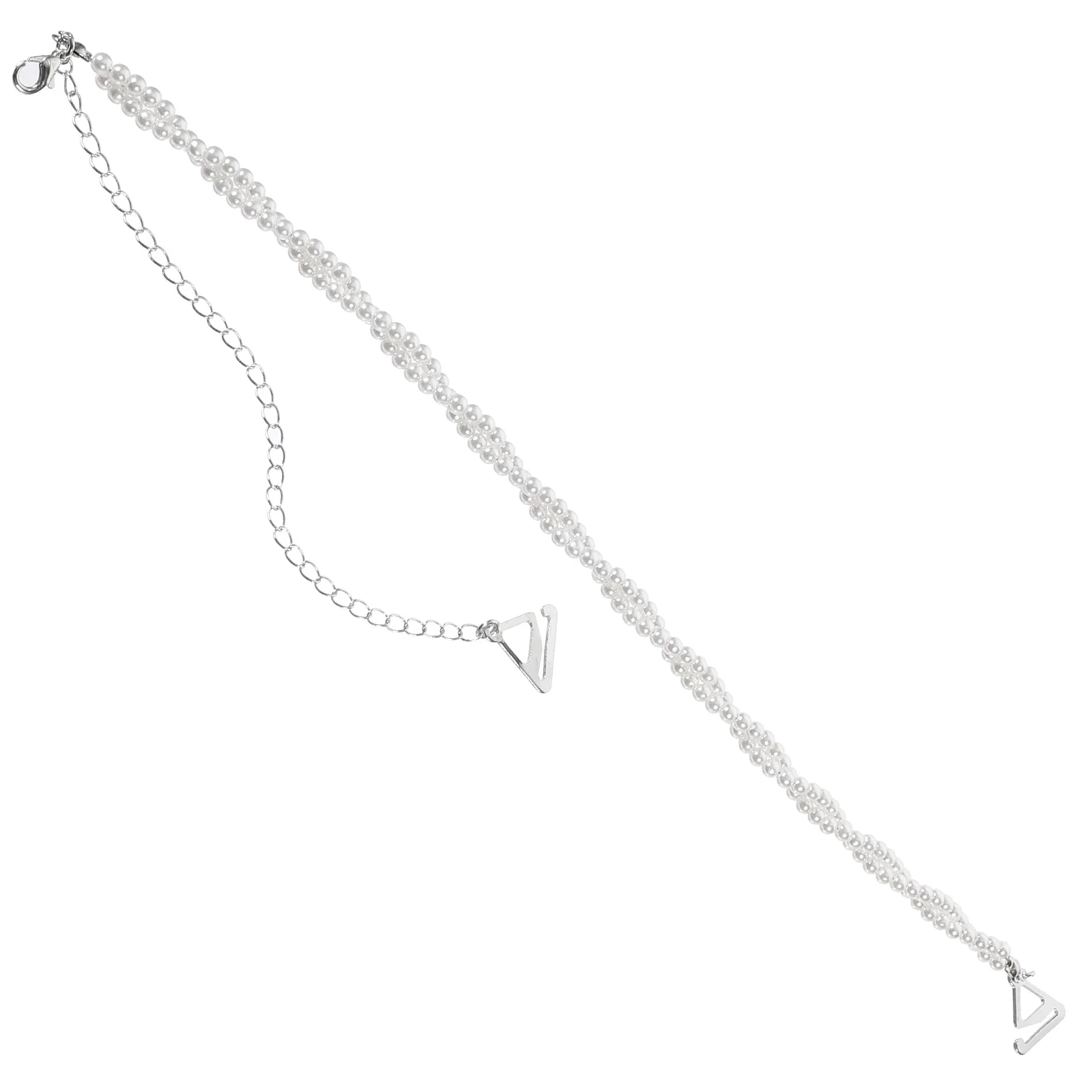 

Pearl Bra Straps Decorative Non Slip Adjustable Shoulder Detachable Strapless Dresses Women Underwear Accessories Replacement