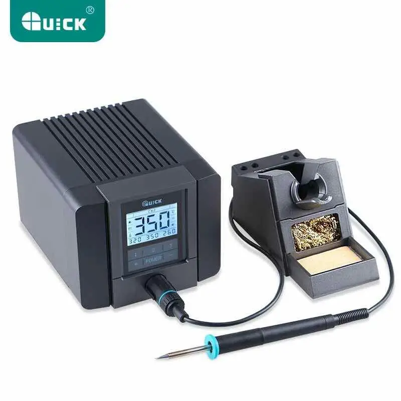 

High-Quality QUICK TS1200A Intelligent Hot Air Rework Station Soldering Iron Station For Phone PCB Soldering Repair