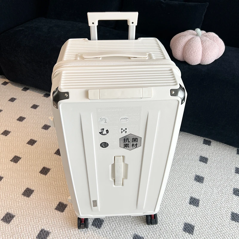 2025 new large-capacity five-wheel suitcase female silent brake universal