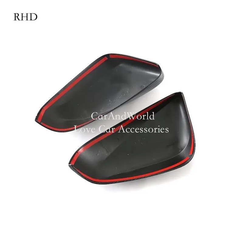 RHD For Lexus NX 250/260/350 h/F 2022-2024 Body Rear View Mirror Rain Eyebrow Cover Door Rearview Frame Trims Car Accessories