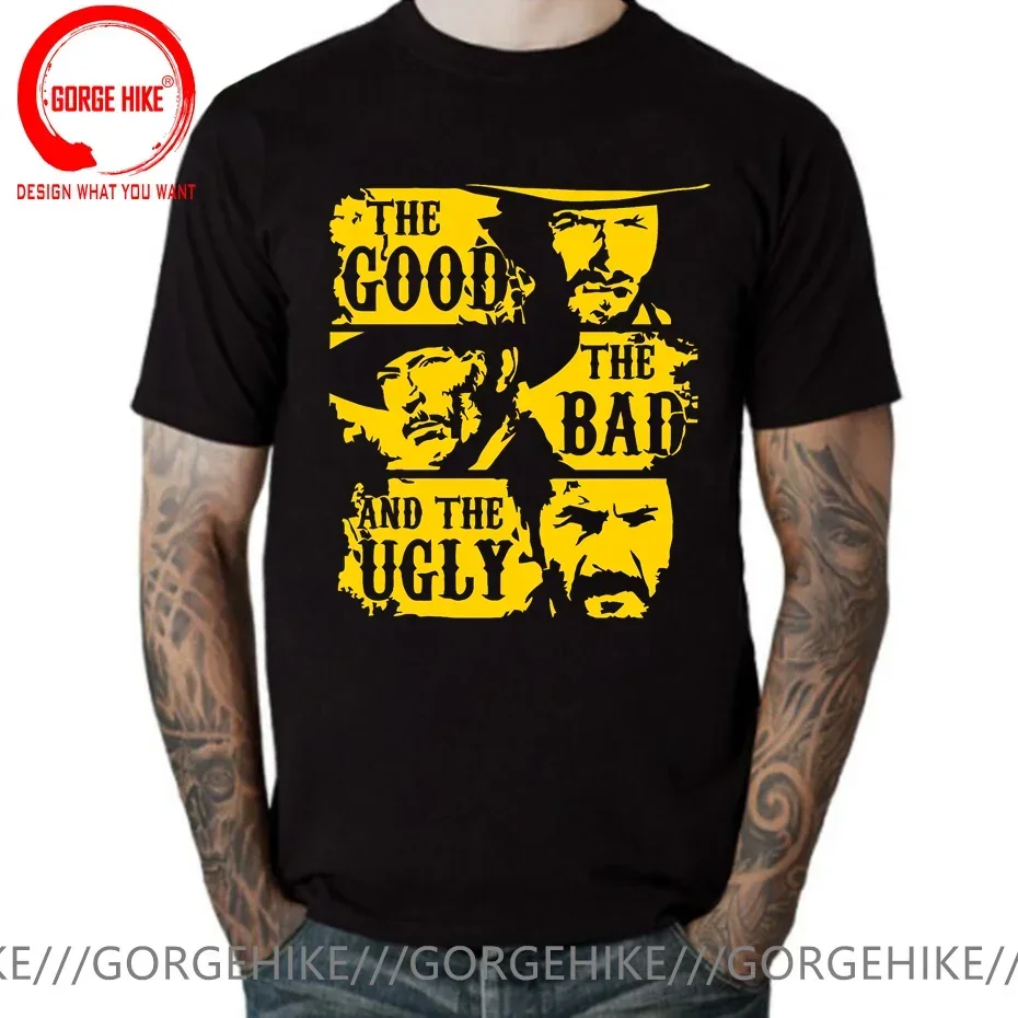 The Good The Bad And The Ugly T-Shirt Clint Eastwood Cult T Shirt Men Custom Aldult Tee Unisex Digital Printing Tee Shirt XS-6XL