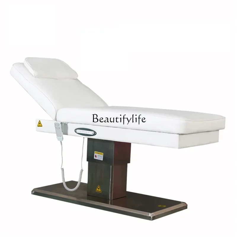 Luxury Electric Massage Couch Lying Hole Ear Cleaning Dental Bed Beauty Salon