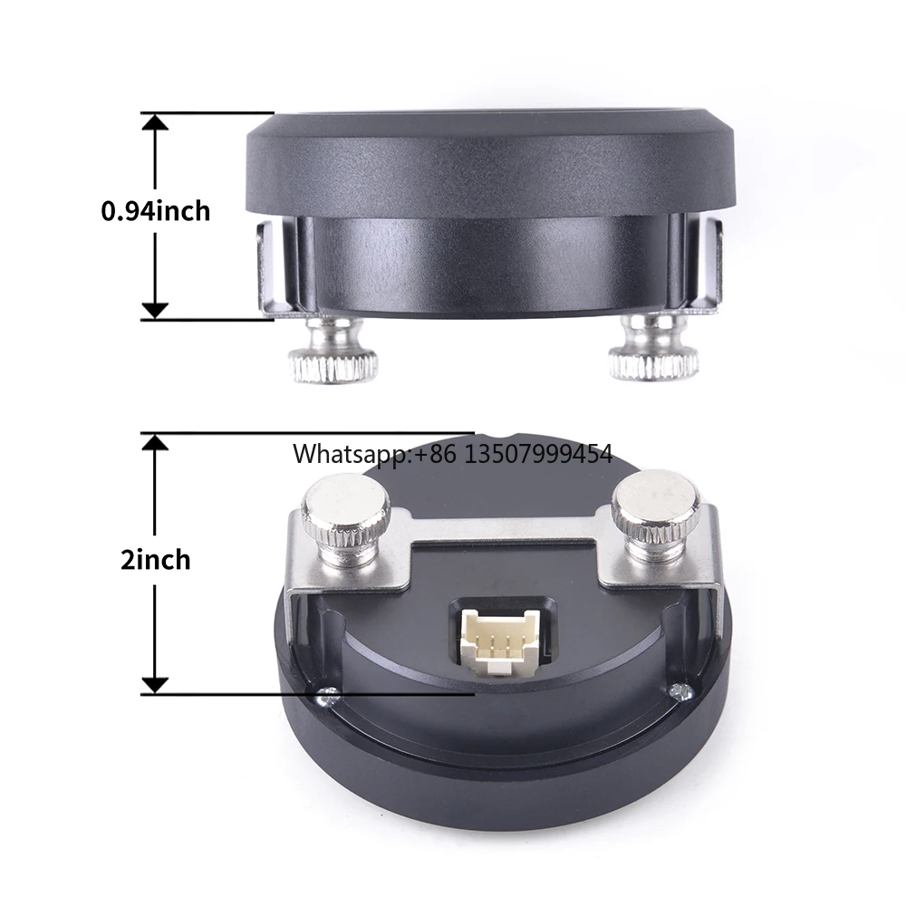 

Air Fuel Ratio Gauge Ultra-Thin Round 52MM S-Serie LED Digital Display with Wideband O2 Oxygen Sensor 12V