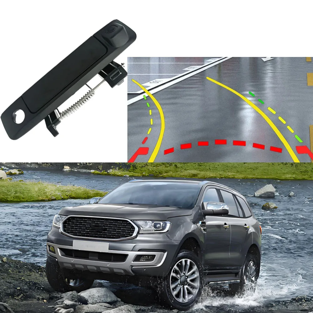 170 ° HD Car Rear View Trunk Handle telecamera di retromarcia per Ford Ranger Mazda BT50 2012 2013 2014 2015 2016 2017 2018 2019 2020