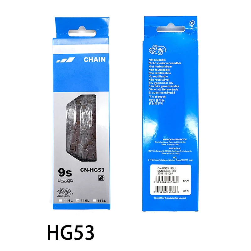 For Shimano HG53 HG54 HG95 HG601 701 M7100 9/10/11/12 Speed Bike Chain Bicycle Chain Road Bike Chain MTB Chain Bicycle Accessori