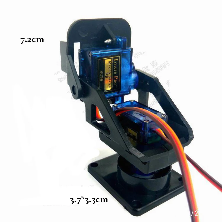 Pan Tilt Two Axis PTZ Ultrasonic Aerial Model FPV Camera Support Accessories Servo Stand Dual 2-Axis Mini Plastic FPV Camera PTZ