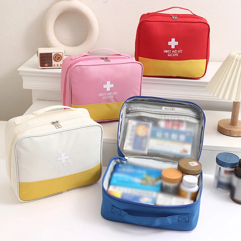 First Aid Kit - Portable medical storage bag, home travel