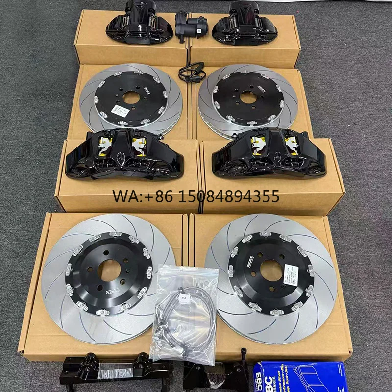 6 piston Brake Caliper Large Brake Kit 380mm 400mm Disc A6 A7 A8 Q7 Car Brake Upgrade Factory Direct Sale