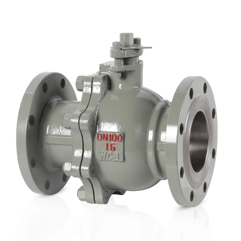 DN50 2-inch PN16 flange ball valve 1.6MPa ductile iron GGG50 two-piece floating ball valve Stainless Steel