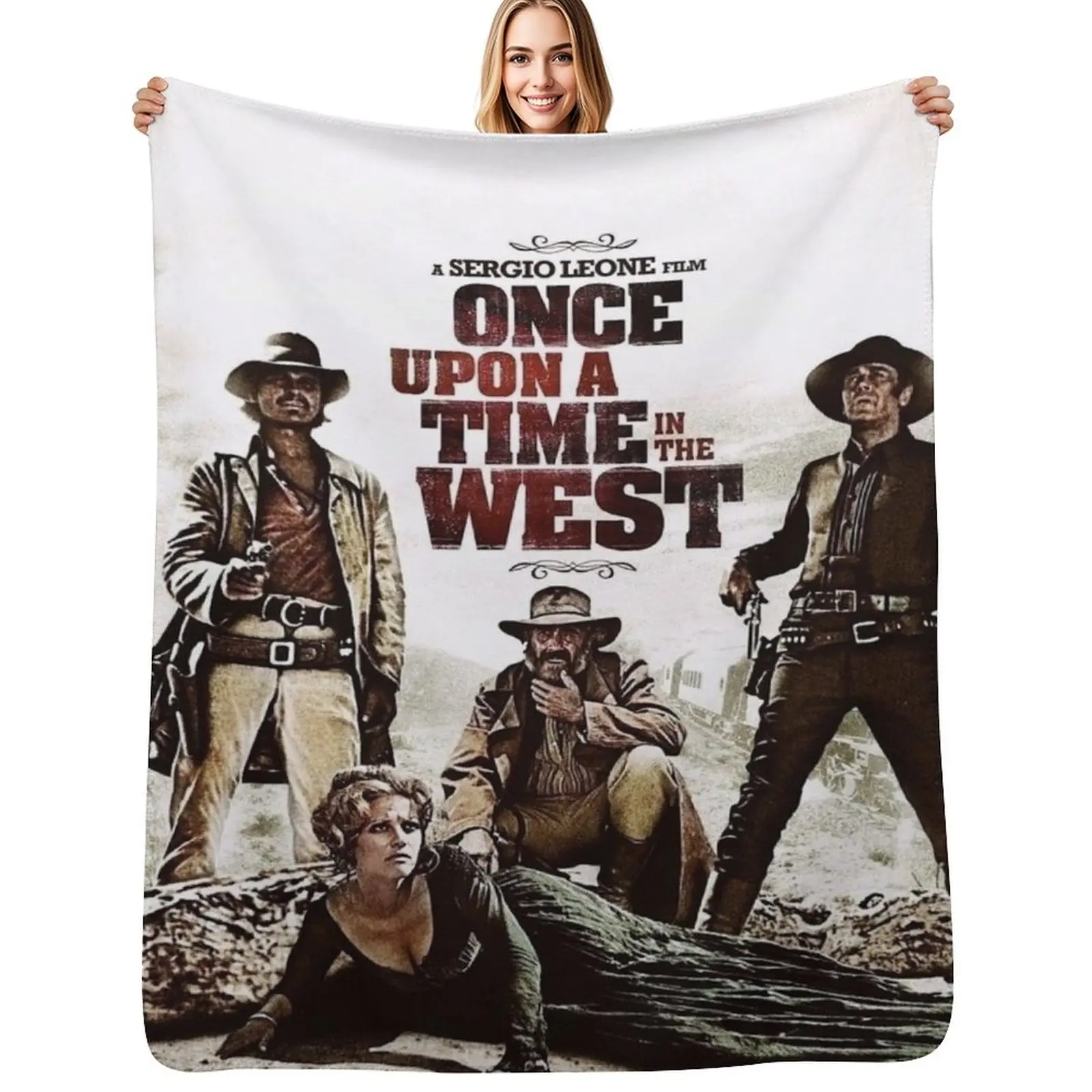 

Once upon a time in the west Throw Blanket All Season Soft Lightweight Blanket for Home