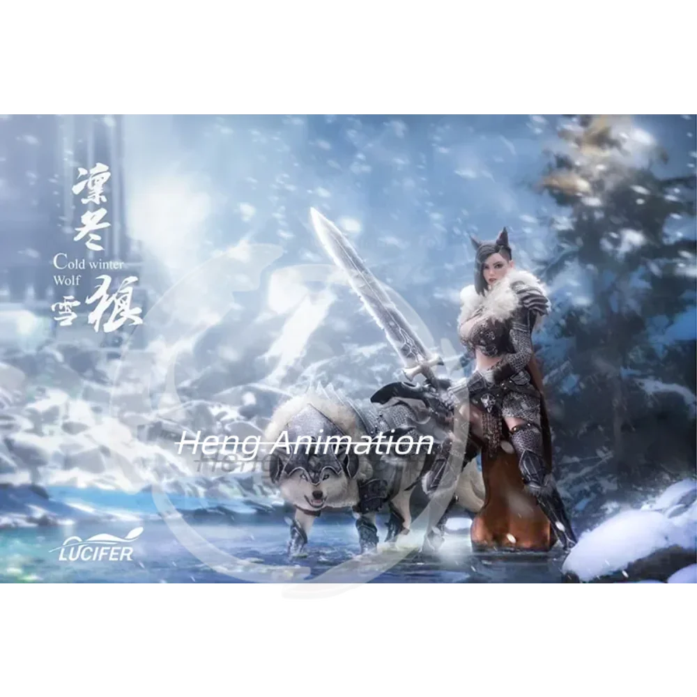 

Lucifer LXF2208A/C 1/6 Женская солдатская банка Холодная зима Волк Боевая девушка 12-дюймовый полный набор силиконовой бесшовной экшн-фигурки Модель