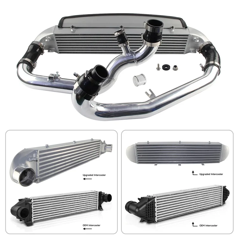 

Performance Front Mount Upgrade Bar & Plate Intercooler Pipe Hose Kit fits Ford Fiesta ST 1.6L EcoBoost Engine 2014-2019