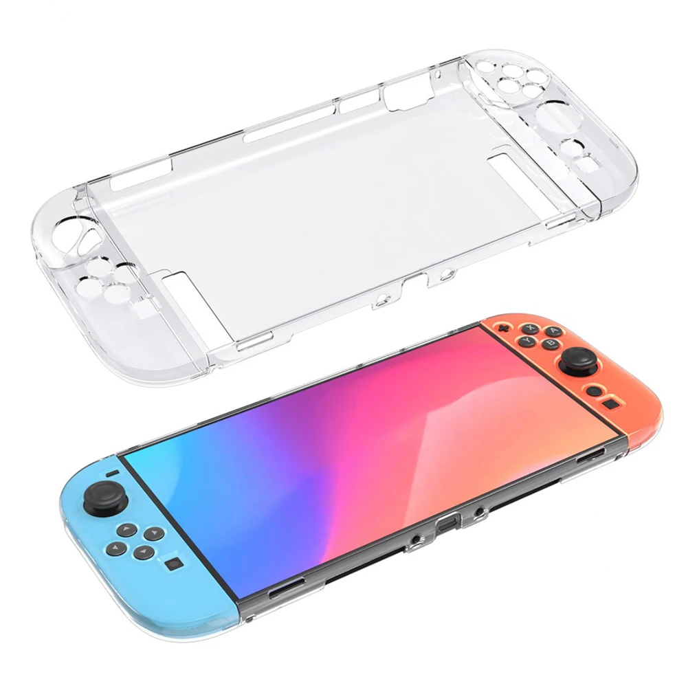 Étui transparent Dockable pour Switch 2, étui de protection mince pour PC, housse de poignée en TPU souple pour accessoires Joy-Con